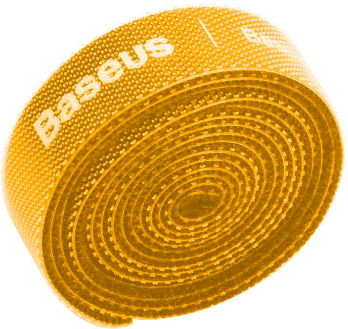 фото Органайзер проводов Baseus Rainbow Circle Velcro Straps 3m Yellow