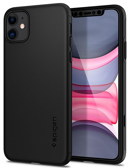 фото Чехол - накладка Spigen Thin Fit 360, black - iPhone 11