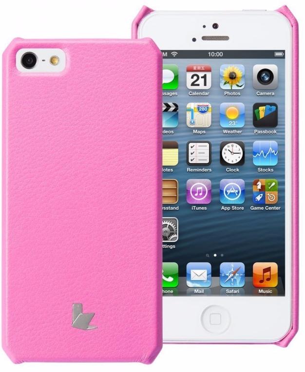 фото Чехол-накладка Jison Fashion Wallet (JS-IP5-01H33) для iPhone 5/5S/SE (Rose)