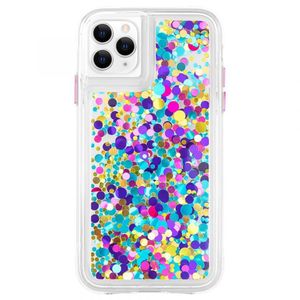 Чехол Case-Mate Waterfall для iPhone 11 Pro Max. Дизайн Confetti.