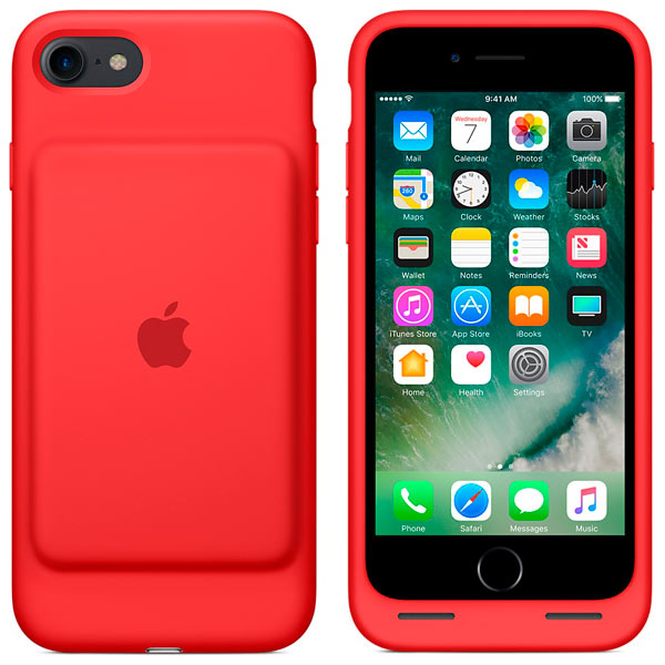 фото Чехол с аккумулятором для  iPhone 7 Apple Smart Battery Case -  (PRODUCT) RED (красный)