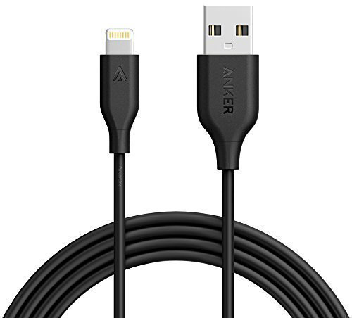 фото Кабель Anker PowerLine 1.8m (A8112H12) Lightning to USB (Black)