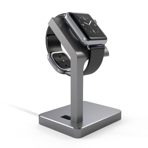 фото Подставка док-станция Satechi Aluminum Apple Watch Charging Stand для часов Apple Watch 1, 2, 3, 38/42mm. Цвет серый космос.
Satechi Aluminum Apple Watch Charging Stand