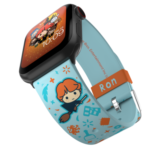 фото Ремешок MobyFox Harry Potter - Ron Charms Edition, голубой (для Apple Watch, все размеры)