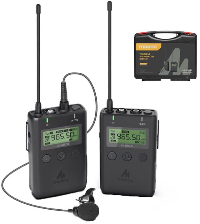 фото Беспроводной микрофон Maono AU-WM730 (Black)