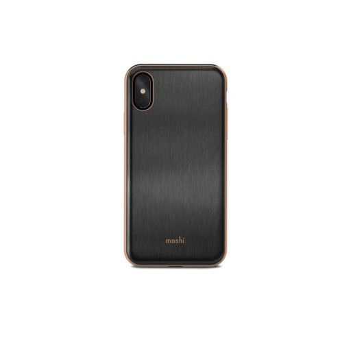 фото Чехол Moshi iGlaze для iPhone XS/X. Сделан из ударопрочного пластика. Цвет: черный