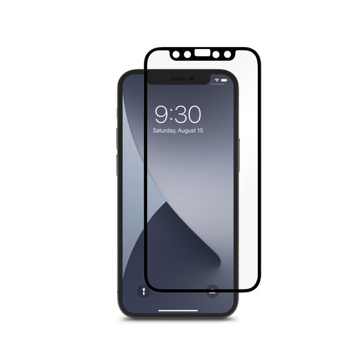 фото Матовое защитное антибликовое покрытие Moshi iVisor AG для iPhone 12 mini. Цвет боковых сторон - черный