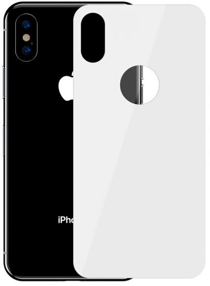 фото Защитное стекло Baseus Full Coverage Tempered Glass Rear Protector (SGAPIPH65-BM02) для iPhone Xs Max (White)