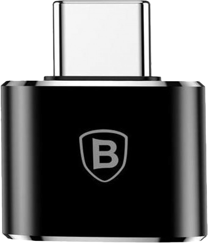 фото Переходник Baseus USB Female To Type-C Male Adapter Converter Black