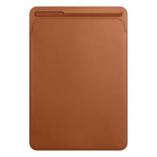 фото Кожаный чехол-футляр Apple Leather Sleeve для iPad Pro 10,5 дюйма. Цвет (Saddle Brown) золотисто-коричневый