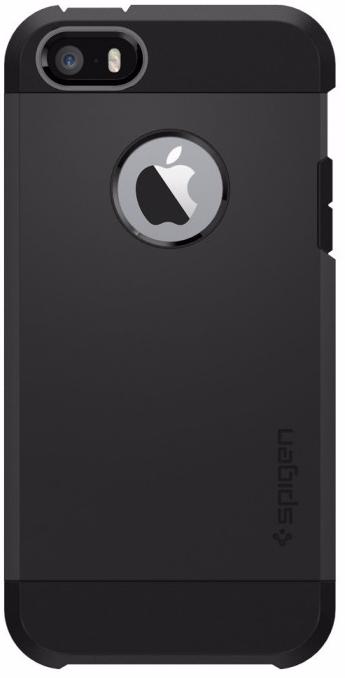 фото Чехол Spigen для iPhone 5/5s/SE Tough Armor 041CS20189. Black