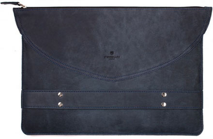 фото Кожаный чехол-папка Stoneguard 521 (SG5210102) для MacBook Pro 13 (Ocean)