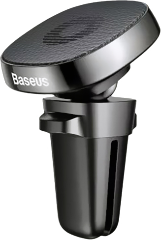 фото Автомобильный держатель Baseus Privity Series Pro Air outlet Magnet Bracket(Genuine leather) Black