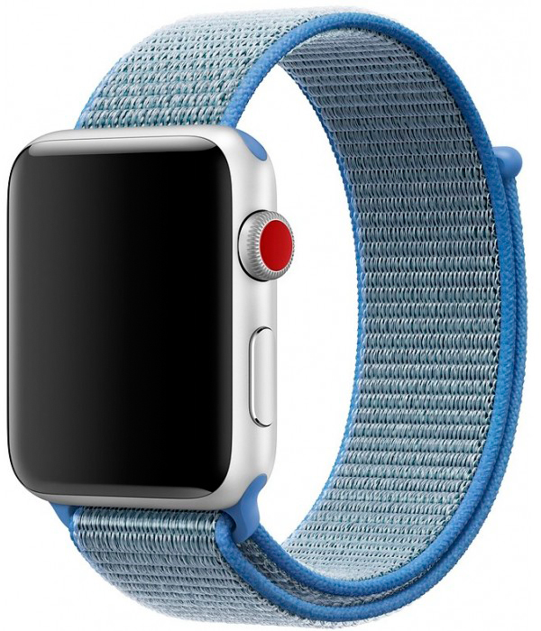 фото Ремешок COTEetCI W17 Apple Watch Magic Tape Band 42MM/44MM Blue