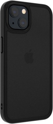 фото Чехол-накладка SwitchEasy Aero+ на заднюю сторону iPhone 13 (6.1"). Материал изделия: 70% поликарбонат, 30% ТПУ. Размер изделия: 153*78*12 мм. Цвет: черный