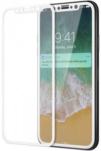 фото Защитное стекло Onext (41391_1) для телефона Apple iPhone X 3D (White)