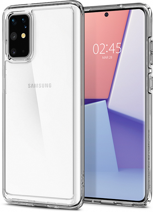фото Чехол Spigen Ultra Hybrid, clear - Galaxy S20 плюс