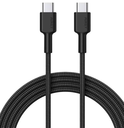 фото Кабель Aukey CB-CD29 USB-C to USB-C 1.2m (Black)