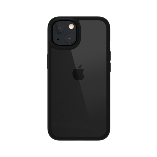 фото Чехол-накладка SwitchEasy Aero+ на заднюю сторону iPhone 13 (6.1"). Материал изделия: 70% поликарбонат, 30% ТПУ. Размер изделия: 153*78*12 мм. Цвет: черный