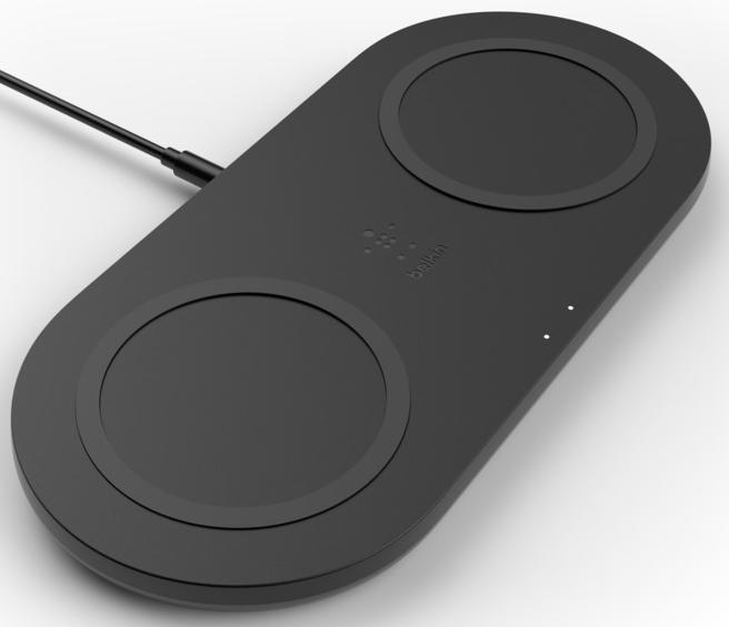 фото Беспроводное зарядное устройство Belkin BOOST?CHARGE Dual Wireless Charging Pads WIZ002vfBK (Black)