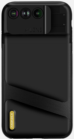 фото Чехол с объективами Momax CC5 для iPhone XR 3-in-1 Lens Case Black