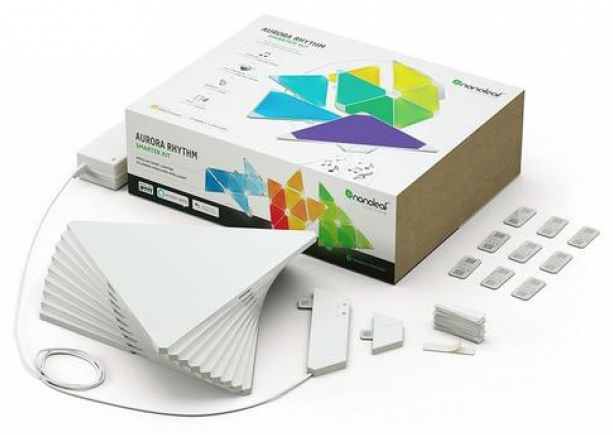 фото Светильник светодиодный Nanoleaf Light Panels в комплекте с модулем Nanoleaf Rhythm