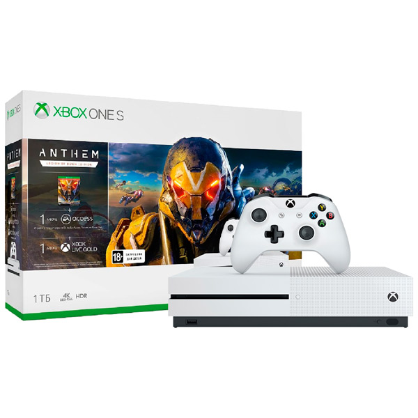 фото Игровая консоль Xbox One S 1Tb с игрой ANTHEM: Legion of Dawn Edition