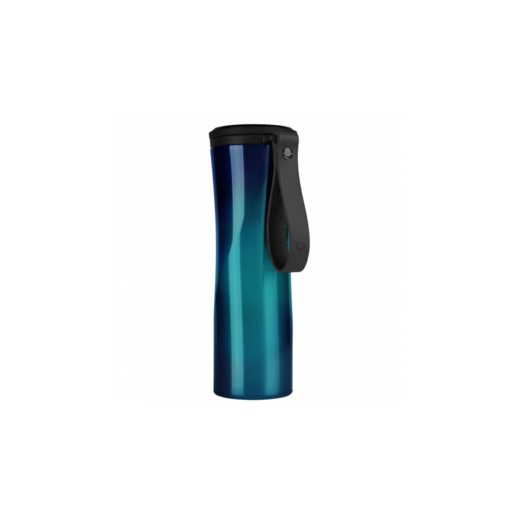 фото Термокружка KissKissFish MOKA Smart Coffee Tumbler Blue (синий, индикатор температуры, заварник)
