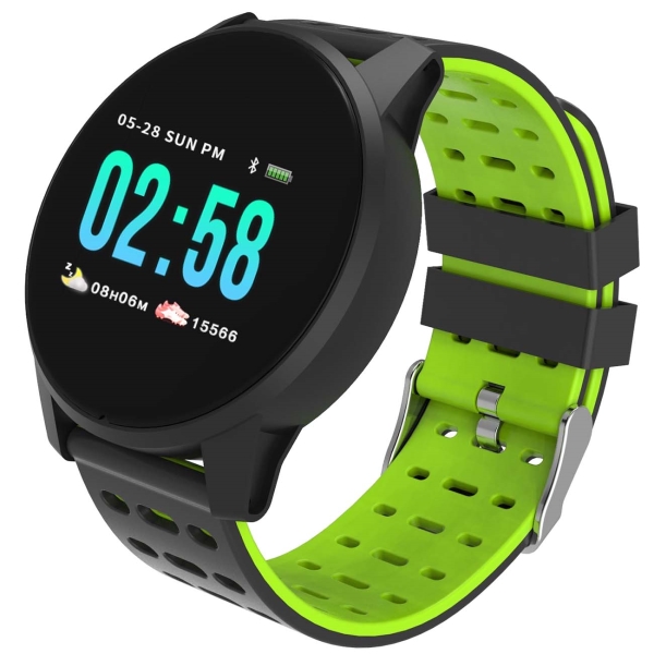 фото Qumann Смарт часы QSW 01 Black+Green