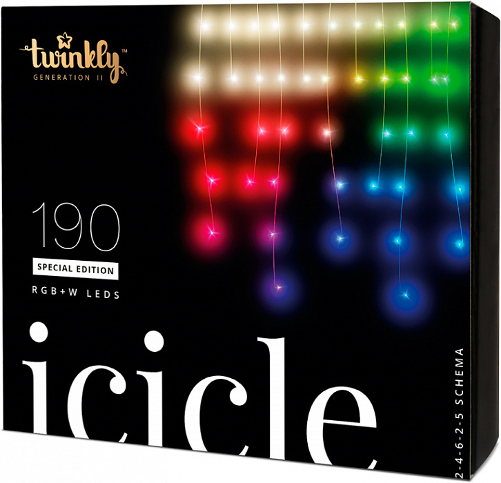 фото Smart-гирлянда TWINKLY TWI190SPP-TEU