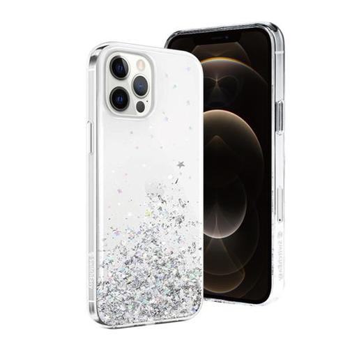 фото Чехол SwitchEasy Starfield для iPhone 12 & 12 Pro (6.1"). Материал: поликарбонат 80%, полиуретан 20%. Цвет: прозрачный