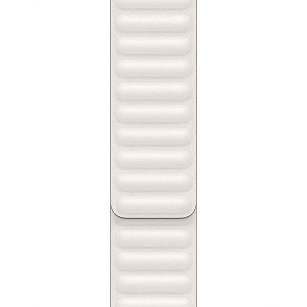 фото Apple Watch 40mm Chalk Link Bracelet Large,Кожаный ремешок белого цвета 40 мм