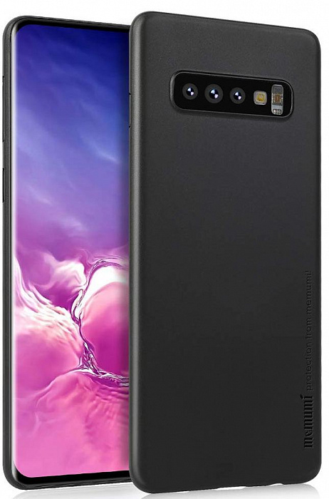 фото Чехол Memumi super slim 0.3mm для Samsung Galaxy S10 Black