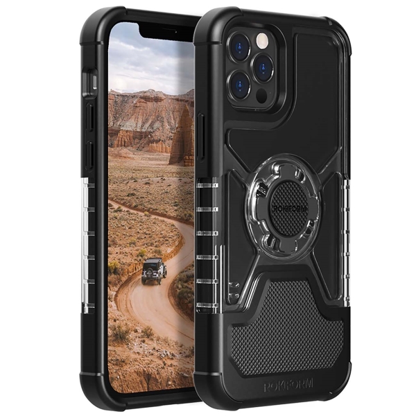 фото Чехол-накладка Rokform Crystal Wireless для iPhone 12 Pro Max со встроенным неодимовым магнитом. Материал: поликарбонат. Цвет: прозрачный