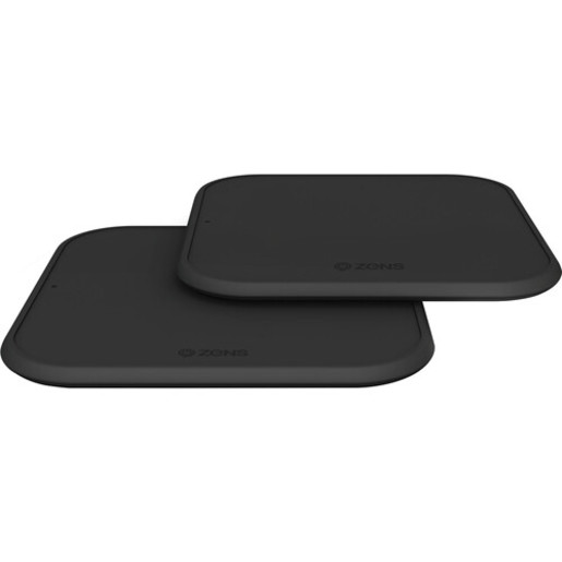 фото Беспроводное зарядное устройство ZENS Single Wireless Charger 10W TWIN PACK. Цвет: черный