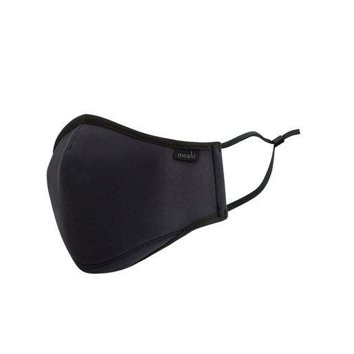 фото Многоразовая маска Moshi OmniGuard Mask с тремя сменными фильтрами Nanohedron. Цвет: черный