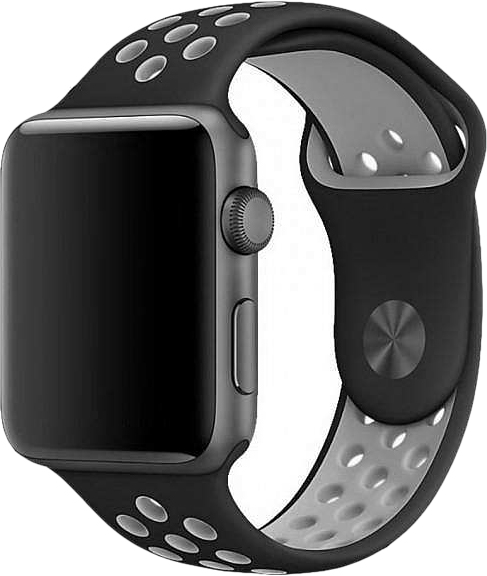 фото Ремешок COTEetCI W12 Apple Watch  Band 38MM/40MM Black/Grey