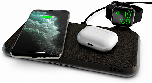 фото Беспроводное зарядное устройство ZENS Liberty 16 coil Dual Wireless Charger.