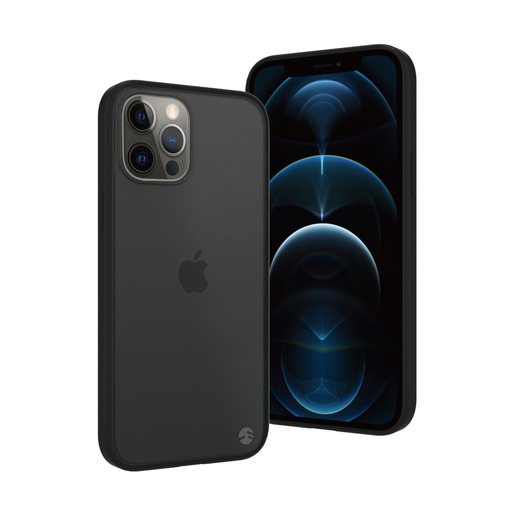 фото Чехол SwitchEasy Aero для iPhone 12 & 12 Pro (6.1"). Цвет: прозрачный черный.