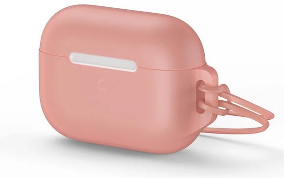фото Защитный чехол Baseus Let’s go Jelly Lanyard Case для наушников AirPods Pro с креплением orange