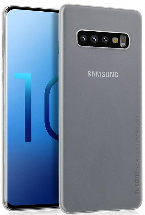 фото Чехол Memumi super slim 0.3mm для Samsung Galaxy S10 White