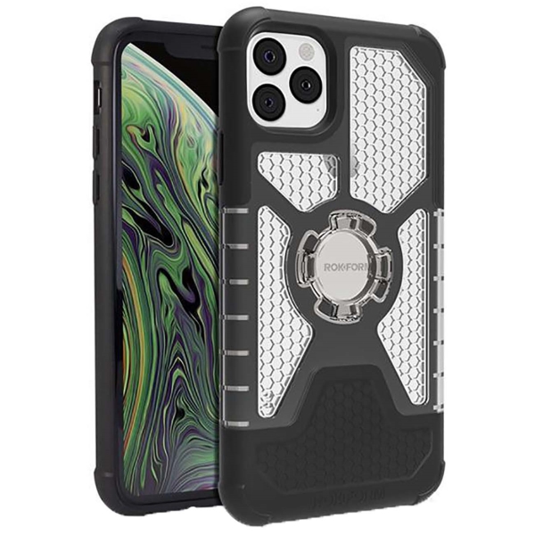 фото Чехол-накладка Rokform Crystal Wireless для iPhone 11 Pro со встроенным неодимовым магнитом. Материал: поликарбонат. Цвет: прозрачный
