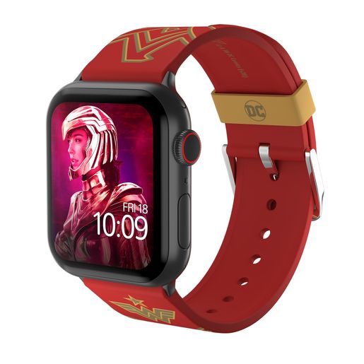 фото Ремешок MobyFox DC WW84 Crimson Armor, красный (для Apple Watch, все размеры)