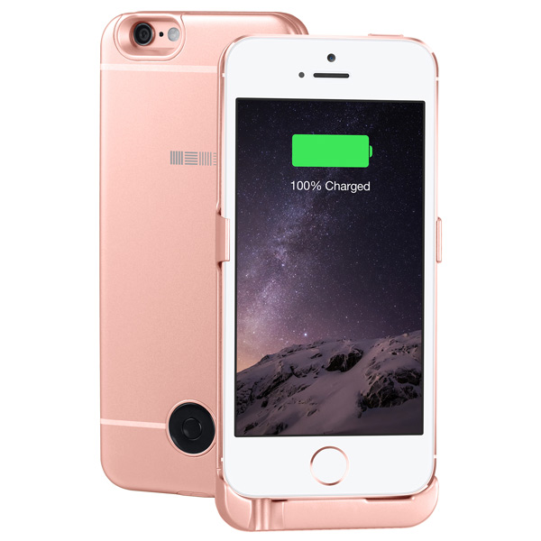 фото Чехол аккумулятор для iPhone 5 / SE Rose, 2200 мАч, INTERSTEP 45547