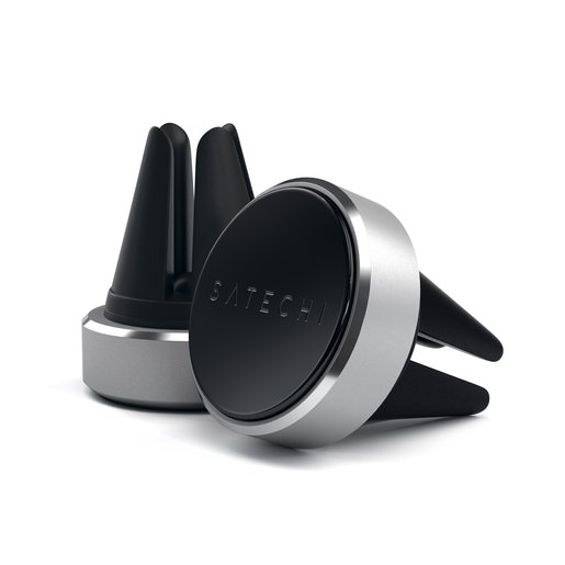 фото Автомобильный держатель Satechi Aluminum Vent Magnet Mount для смартфонов. Материал пластик\металл. Цвет серебряный.
Satechi Aluminum Vent Magnet Mount