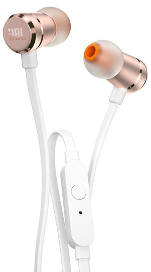 фото Гарнитура с наушниками-вкладышами JBL T290 Pink Gold