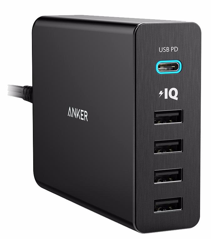 фото Сетевое зарядное устройство Anker PowerPort+ 5 USB-C A2053L11 (Black)