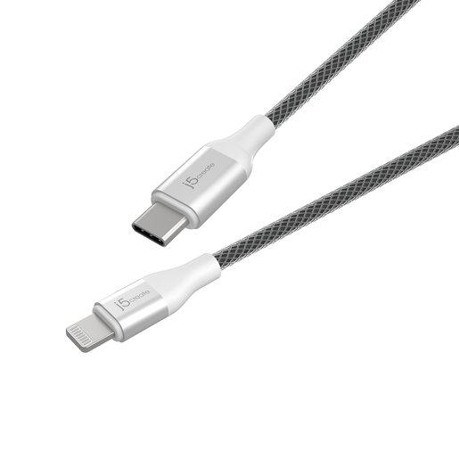 фото Кабель j5create USB-C на Lightning. Цвет: белый