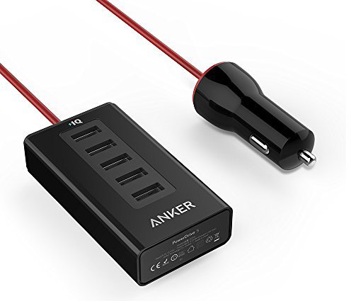 фото Автомобильное зарядное устройство Anker PowerDrive 5 A2311H12 (Black)