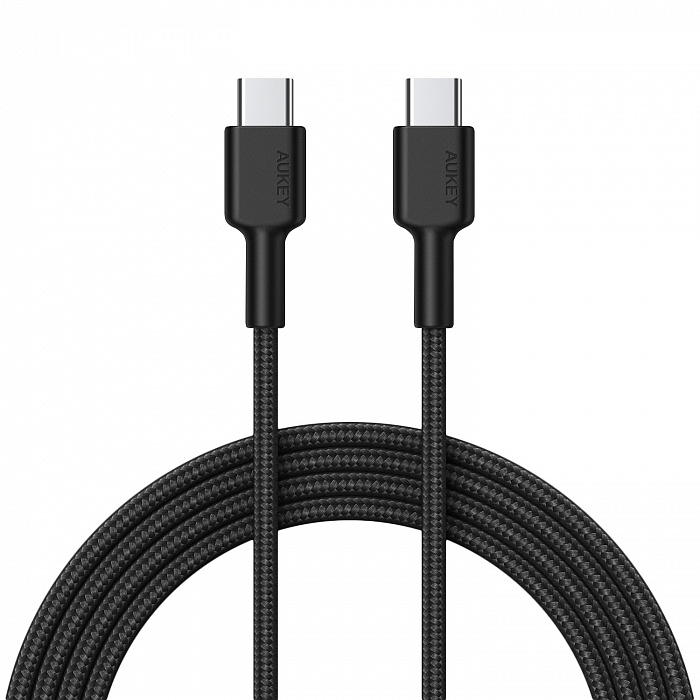 фото Кабель AUKEY CB-CD19 Type-C to Type-C USB2.0，L-2m Black